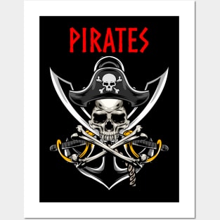 Skull Pirates x Sword Anchor Posters and Art